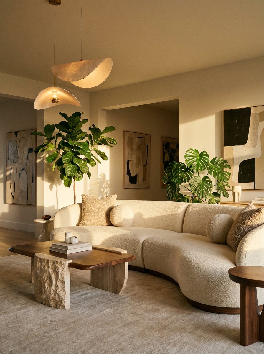Beautiful living room designed with Housera